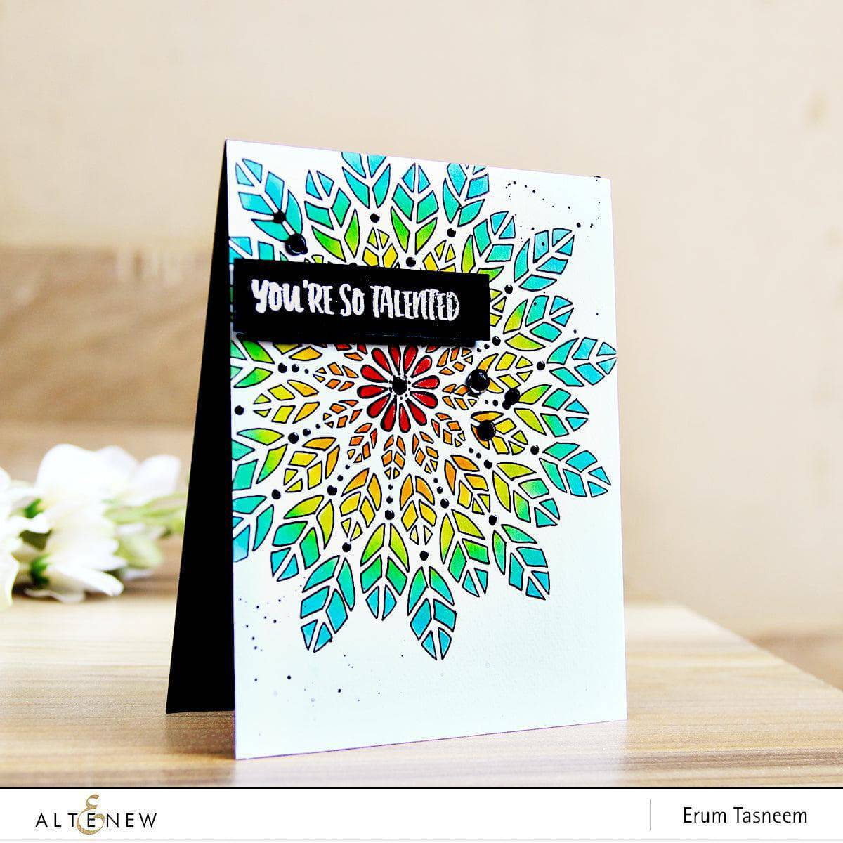 altenew-leaf-burst-stencil-spray-bundle-forest-glades image 2