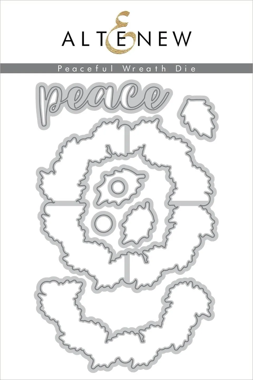altenew-peaceful-wreath-stanzenset-kranz-8-stanzen-winter image 1