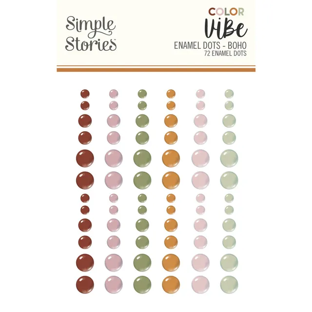 simple-stories-color-vibe-enamel-dots-boho-72-tlg-punkte image 1