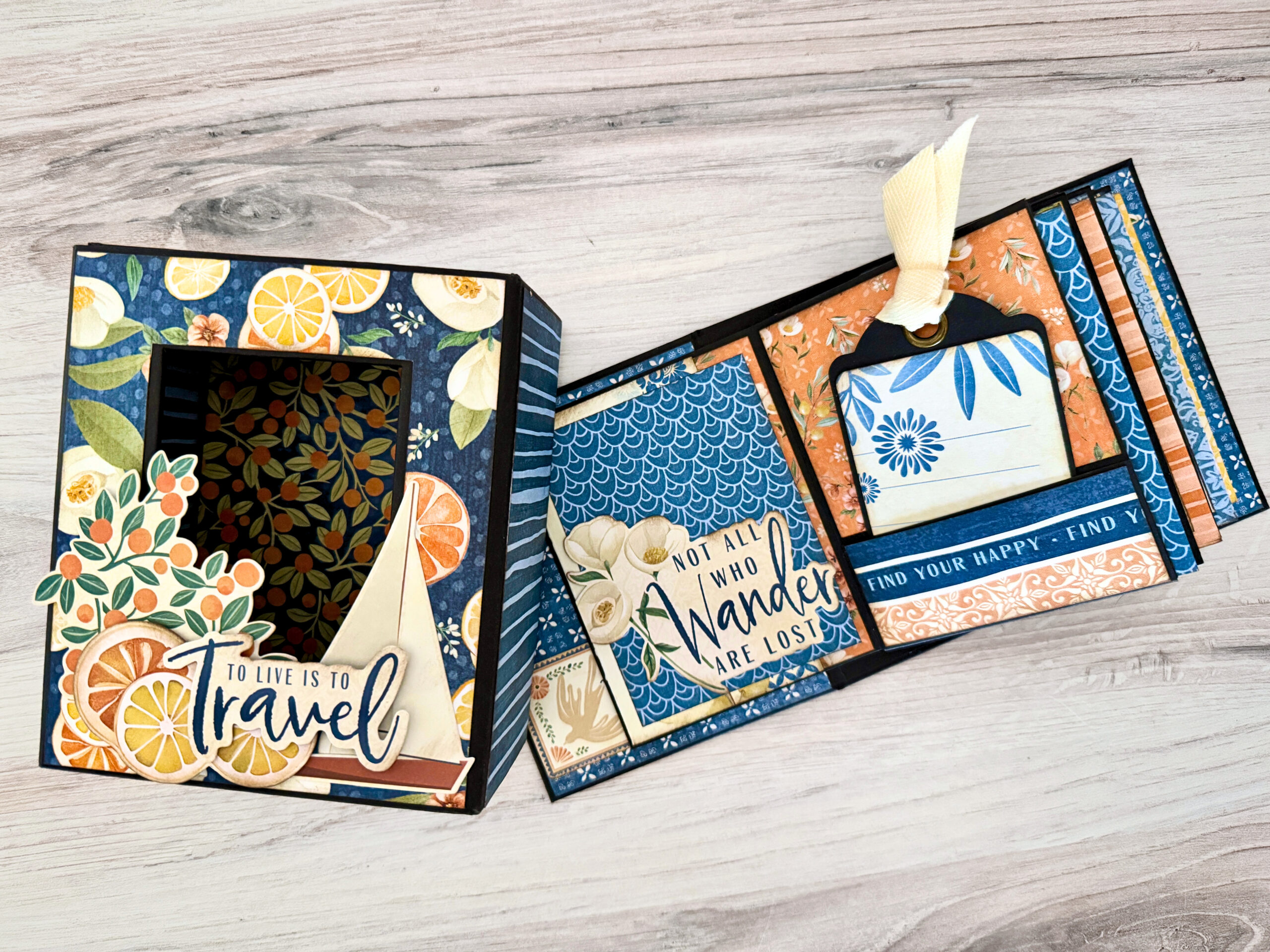graphic-45-scenic-route-album-kit-mit-box-reisealbum image 4