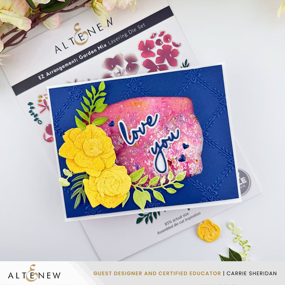 altenew-ez-arrangement-garden-mix-dies-blumen-stanzen image 5