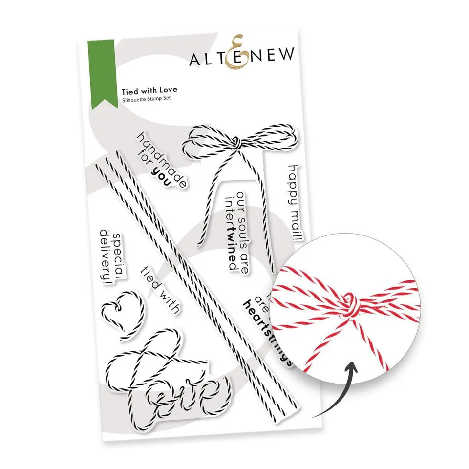 altenew-tied-with-love-stempelset-herz-schleife-10-stempel image 1