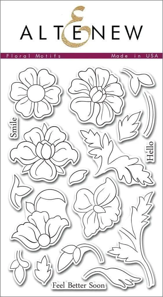 altenew-floral-motifs-stempelset-4x6-blumen image 1