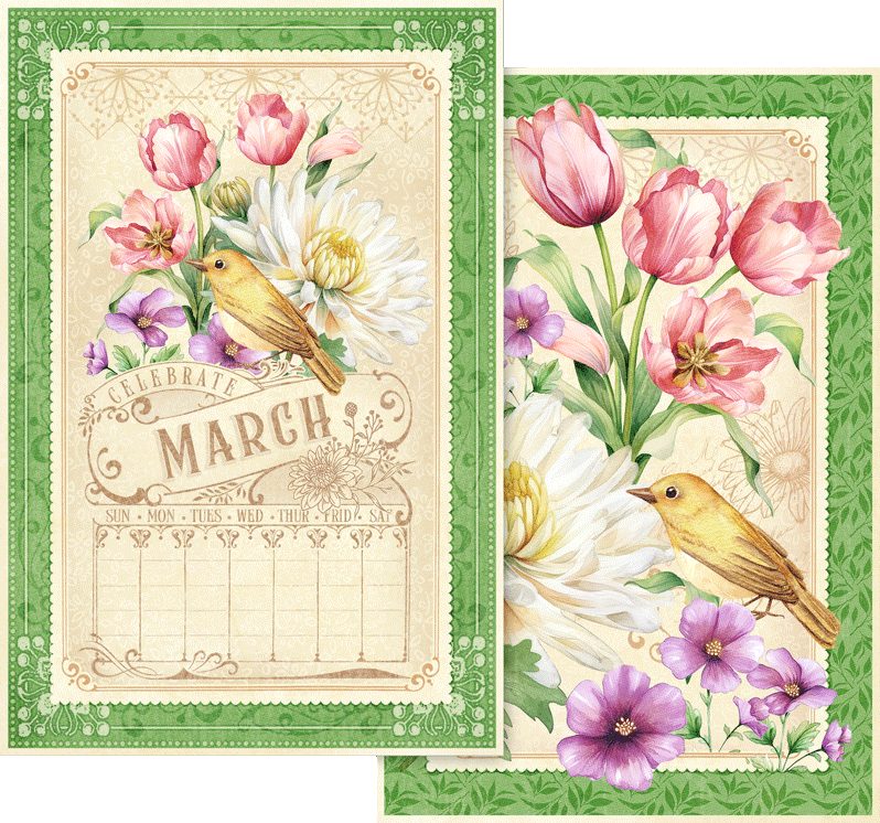 graphic-45-season-to-celebrate-kalender-karten-24-st-ck-4x6 image 5