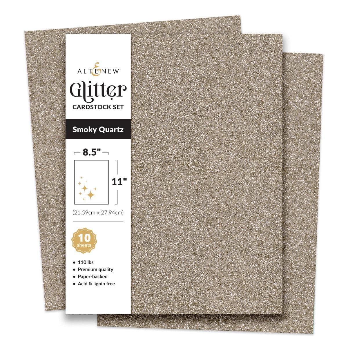 altenew-smoky-quartz-glitterkarton-10-blatt-8-5x11-grau image 1