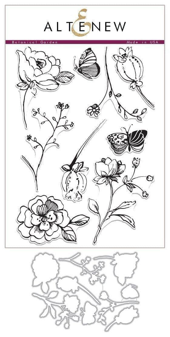 altenew-botanical-garden-stempel-stanzen-bundle-blumen image 1