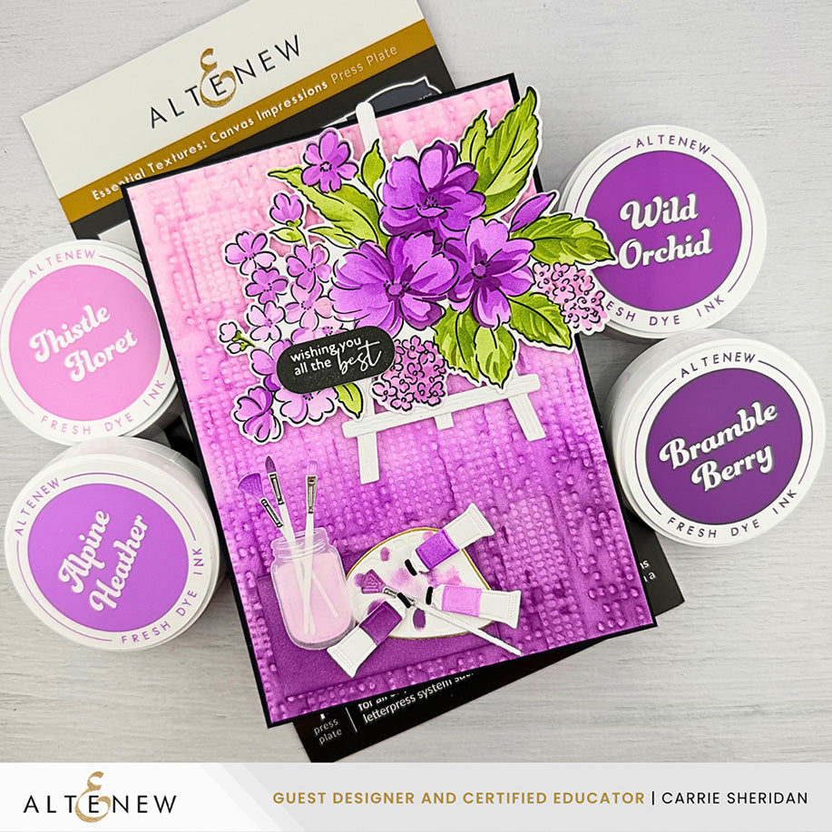 altenew-inks-highland-flora-fresh-dye-ink-bundle-4x-lila image 4