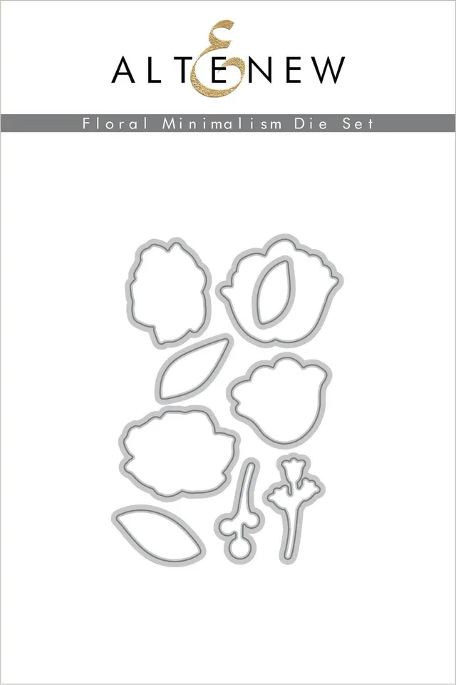 altenew-dies-floral-minimalism-stanzschablonen-9-teilig-blumen image 1