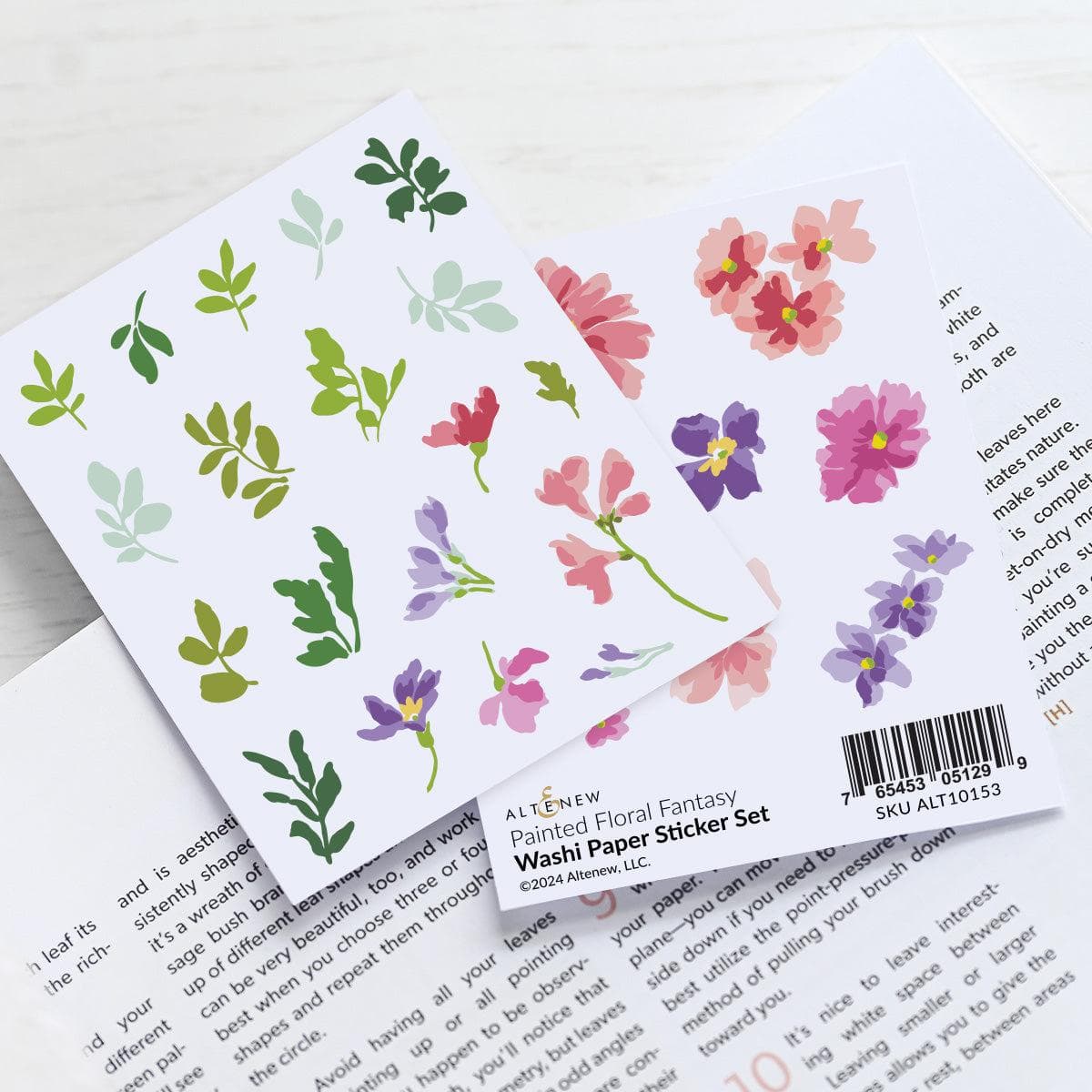 altenew-washi-paper-sticker-bundle-floral-und-kalender-8-bogen image 6
