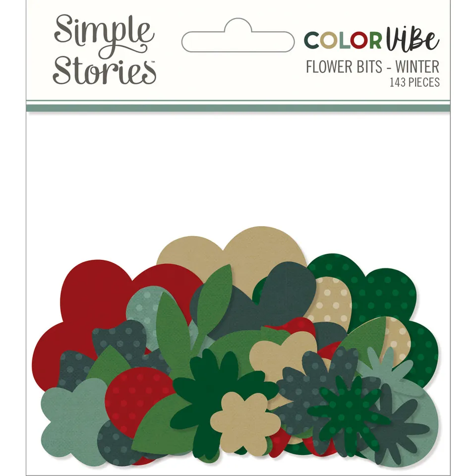 simple-stories-color-vibe-flower-bits-winter-143-teile image 1