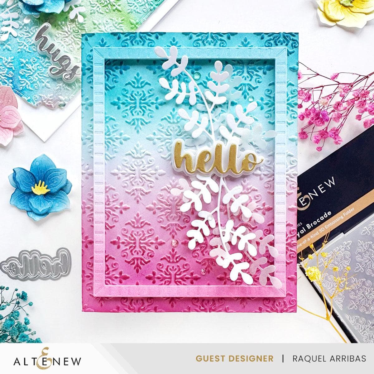 altenew-royal-brocade-3d-pr-gefolder-vintage image 2