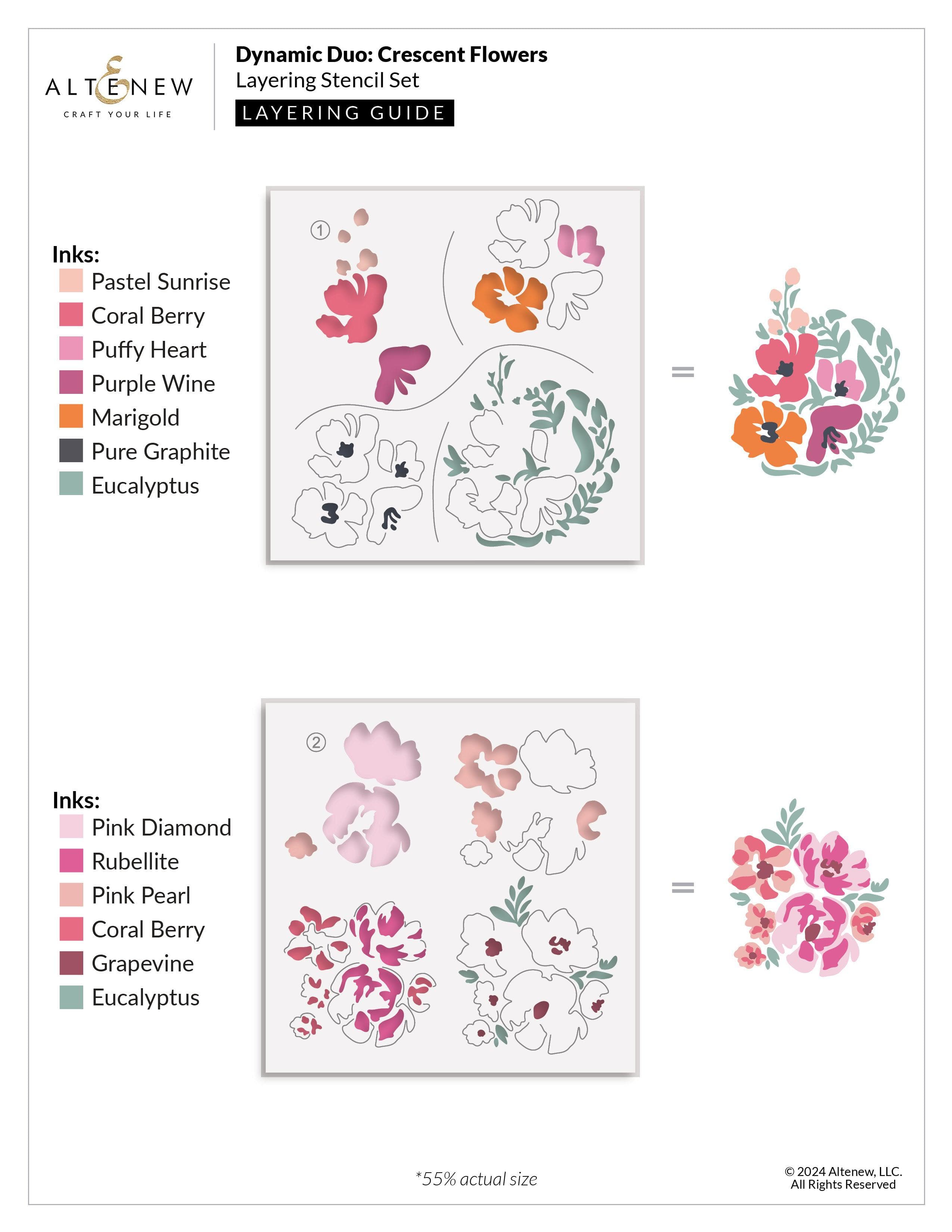 altenew-stamps-dynamic-duo-crescent-flowers-stempel-schablone image 3