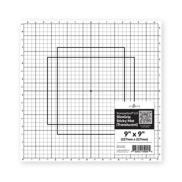altenew-stampwheel-2-0-slimgrip-sticky-mat-klebematte-9x9 image 1