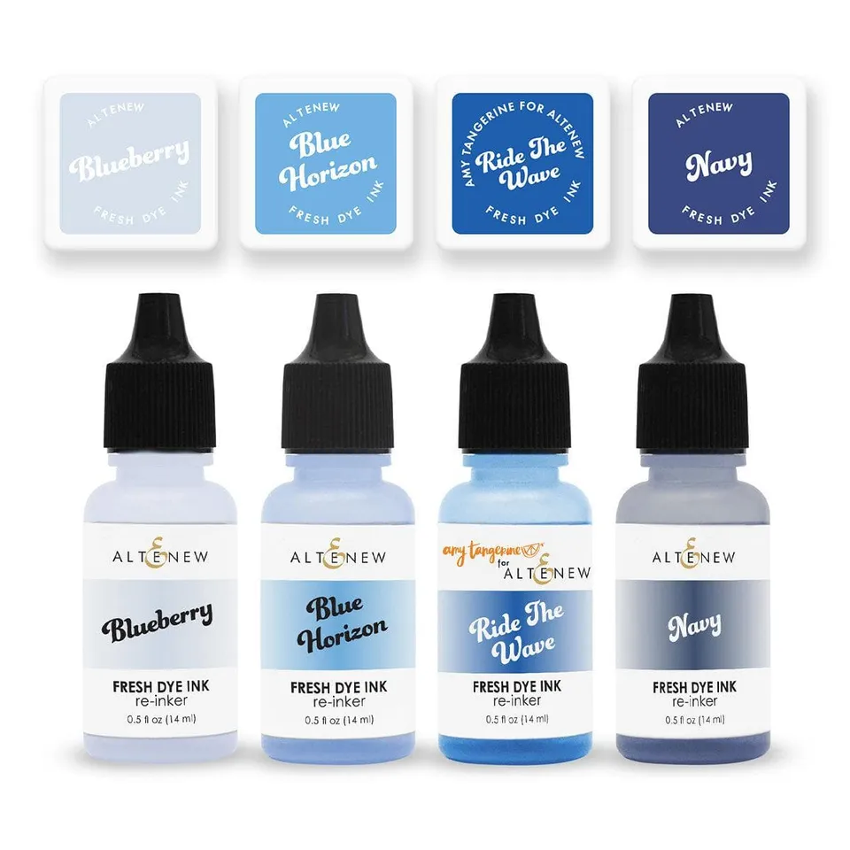 altenew-marine-life-fresh-dye-ink-mini-cubes-reinker-set-blau image 1