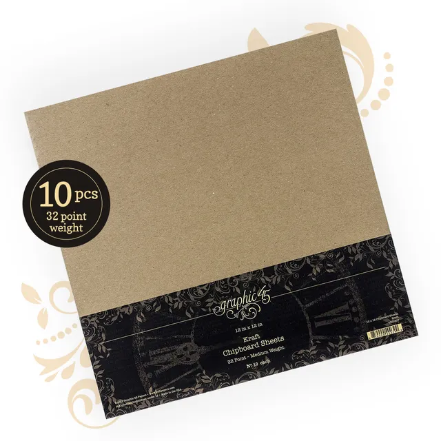 graphic-45-kraft-chipboard-sheets-12x12-10-blatt image 1