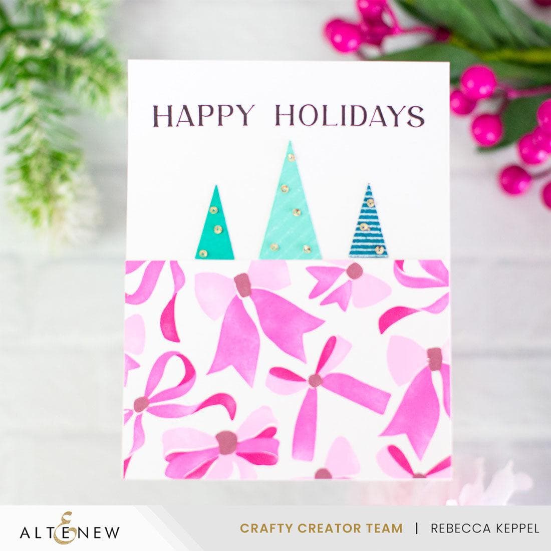 altenew-press-plates-festive-triangles-folienplatten-weihnachten image 4