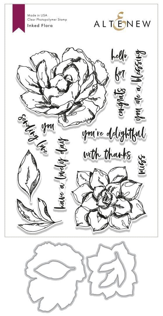 altenew-inked-flora-stempelset-komplett-bundle-blumen image 1