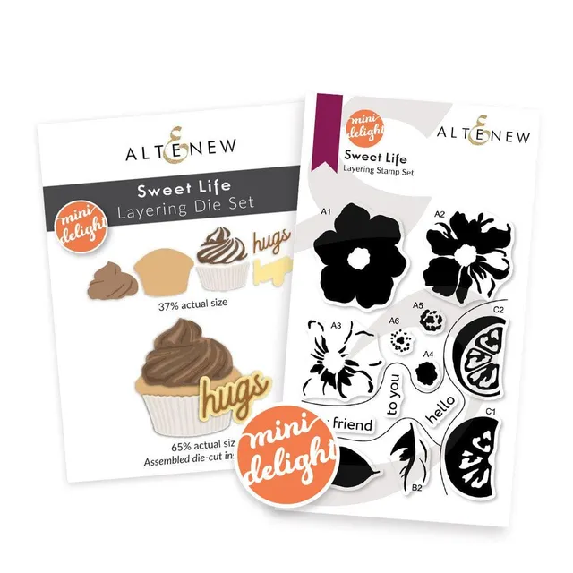altenew-mini-delight-sweet-life-stempel-stanzen-set-3x4 image 1