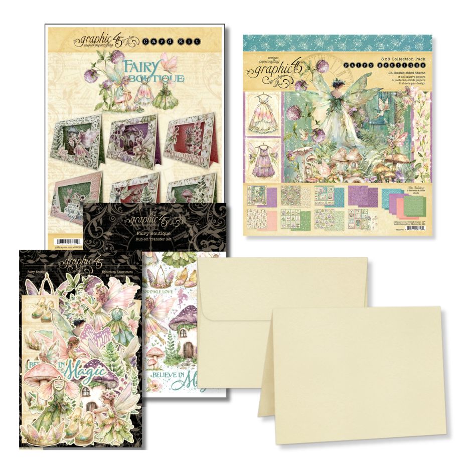 graphic-45-fairy-boutique-card-kit-karten-bastelset-feen image 4