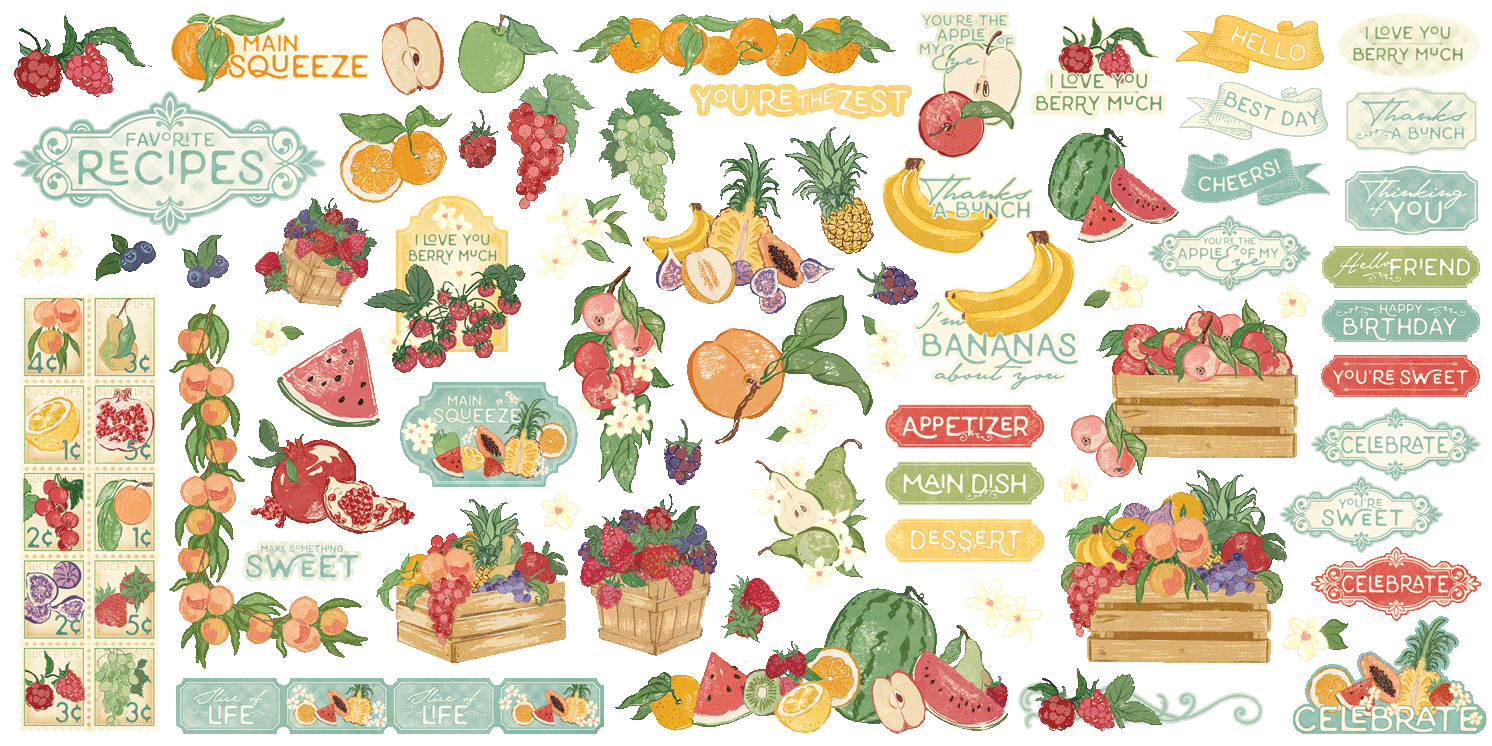 graphic-45-slice-of-life-ephemera-set-69-stanzteile-fruchtig image 3