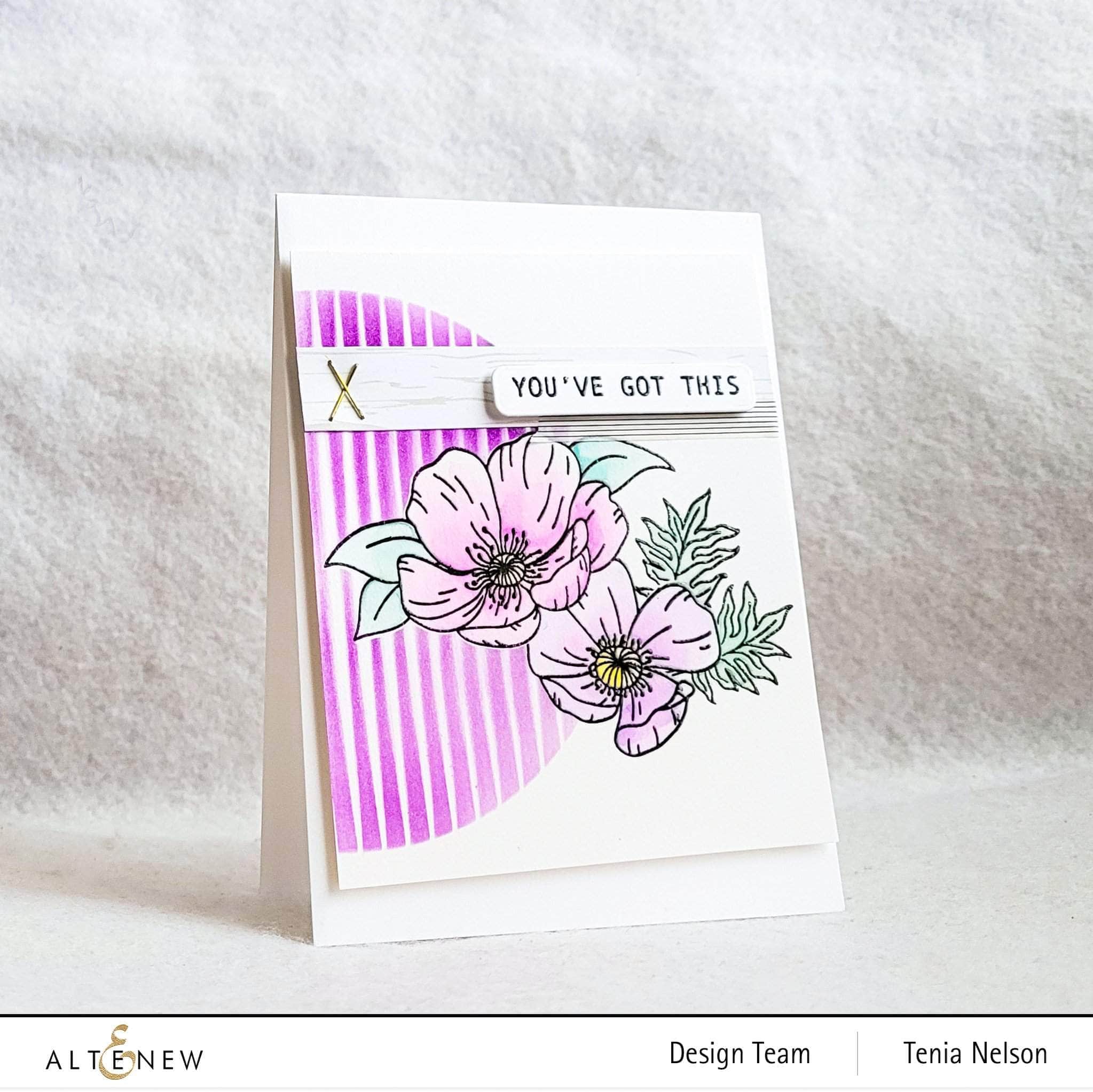 altenew-dies-poppy-arrangement-stanzschablonen-9-teilig image 4