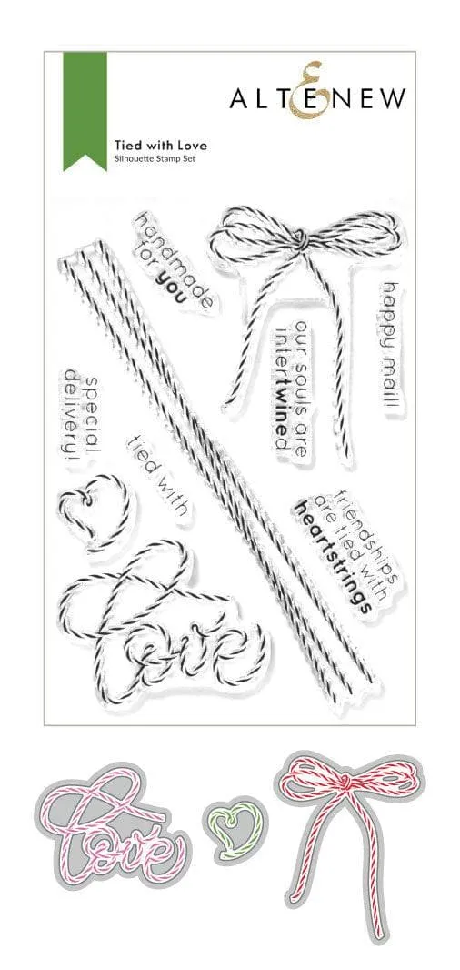 altenew-tied-with-love-stempelset-liebe-herz-schleife-4x6 image 1