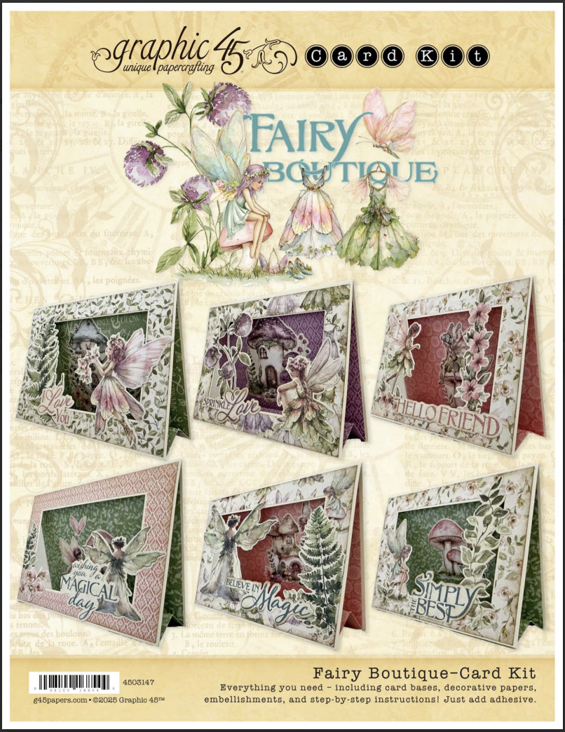 graphic-45-fairy-boutique-card-kit-karten-bastelset-feen image 2