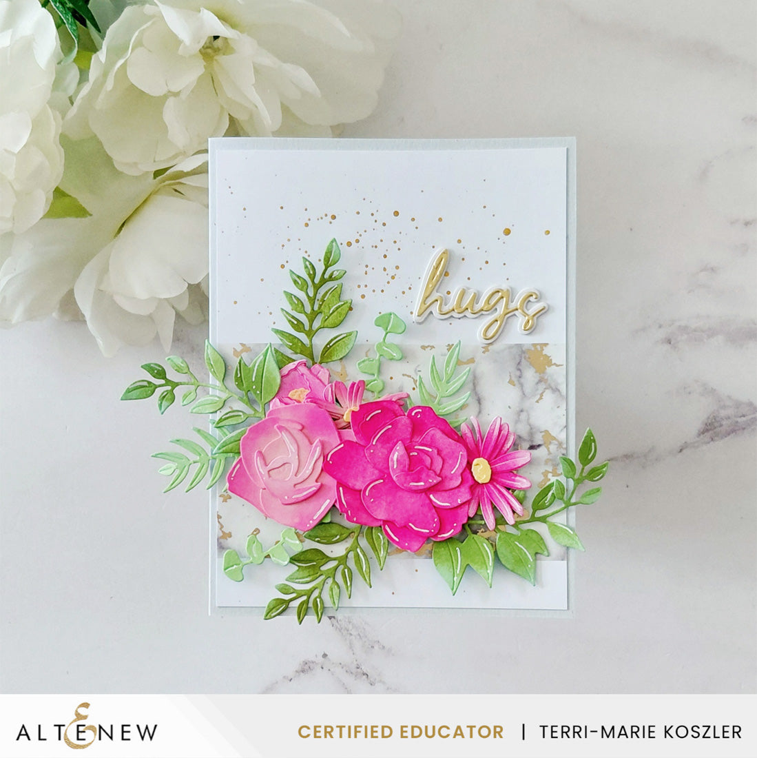 altenew-ez-arrangement-garden-mix-dies-blumen-stanzen image 2