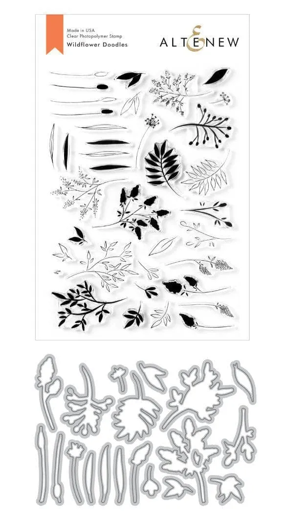 altenew-wildflower-doodles-stempel-wildblumen-6x8 image 1