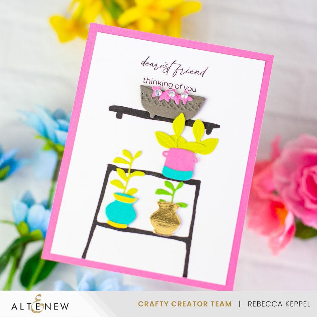 altenew-mini-delight-potted-shelves-stempel-stanzen-set image 6
