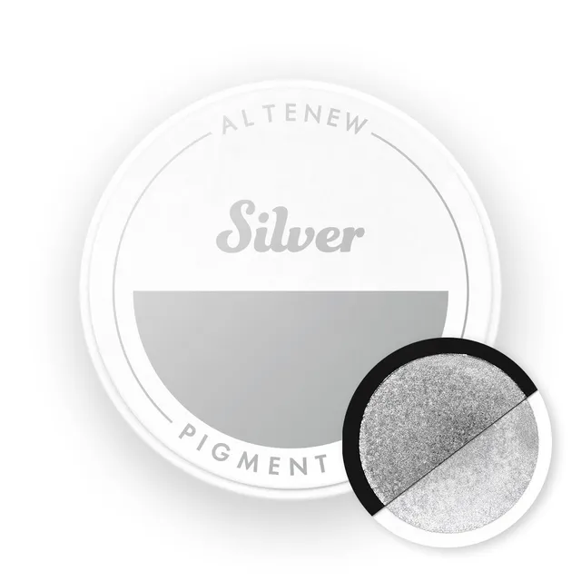 altenew-inks-silver-pigment-ink-stempelkissen-silber-metallic image 1