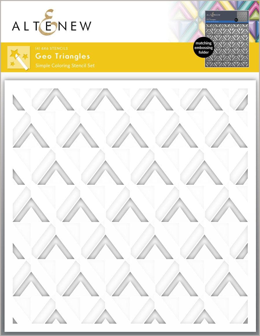 altenew-geo-triangles-schablone-4in1-geometrisch image 1