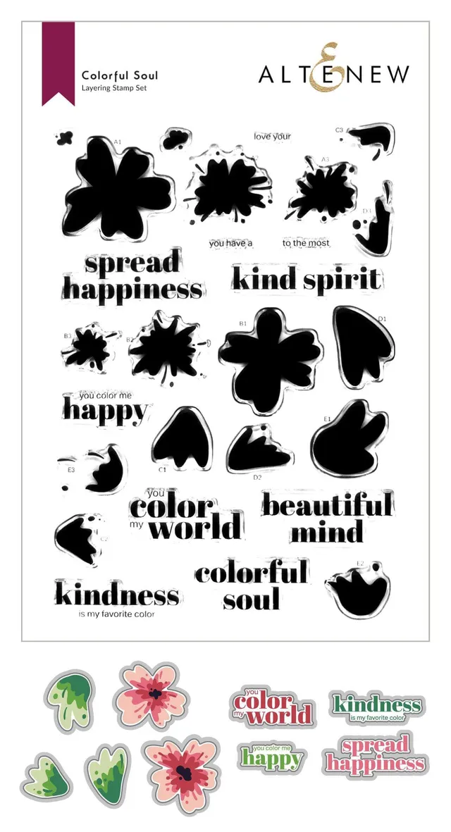 altenew-colorful-soul-stempel-stanzen-bundle-floral image 1