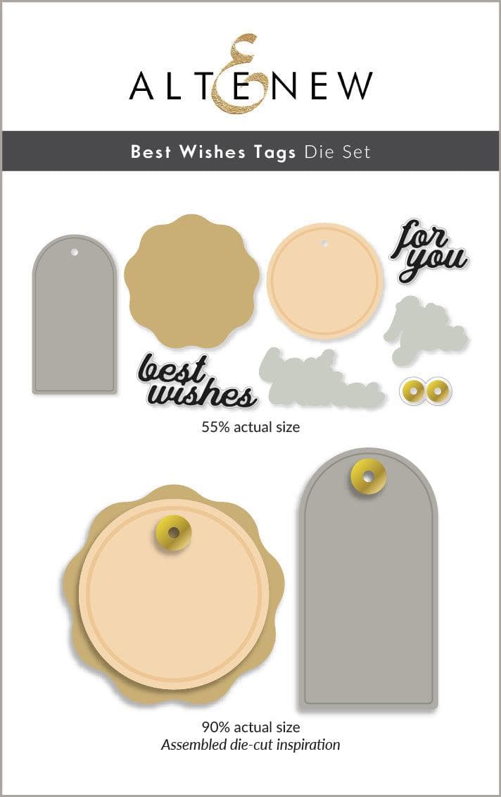 altenew-best-wishes-tags-die-set-stanzschablonen-8-teilig image 1