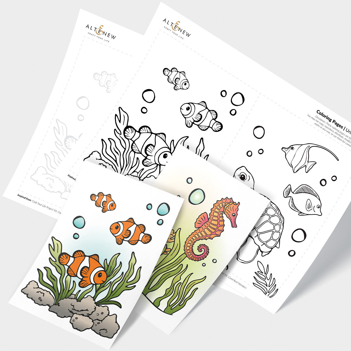 altenew-under-the-sea-ausmalbilder-download-meer-4-motive image 1