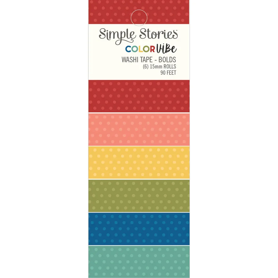 simple-stories-color-vibe-bolds-washi-tape-6-rollen-15-mm image 1