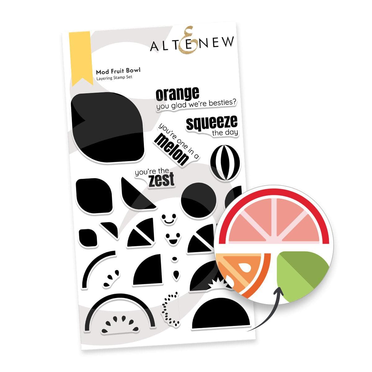 altenew-mod-fruit-bowl-stempel-obst-clear-stamps-4x6 image 1