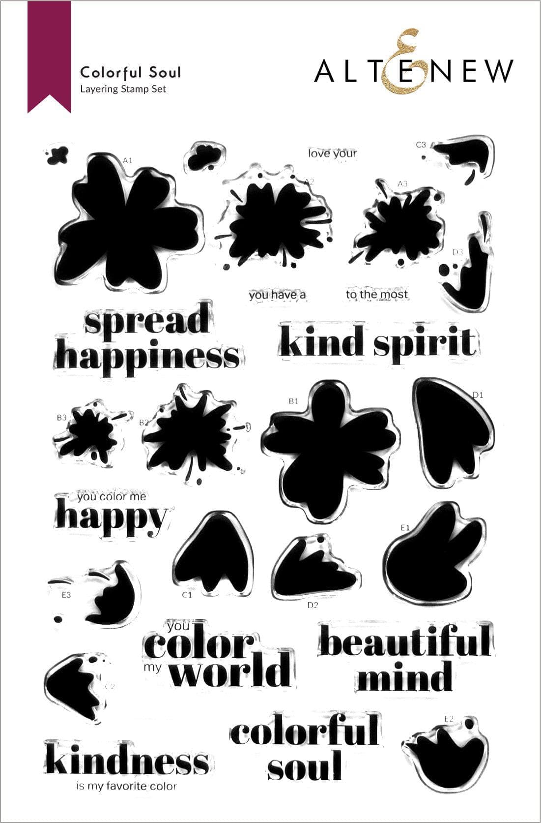 altenew-stamps-colorful-soul-stempelset-6x8-blumen image 1
