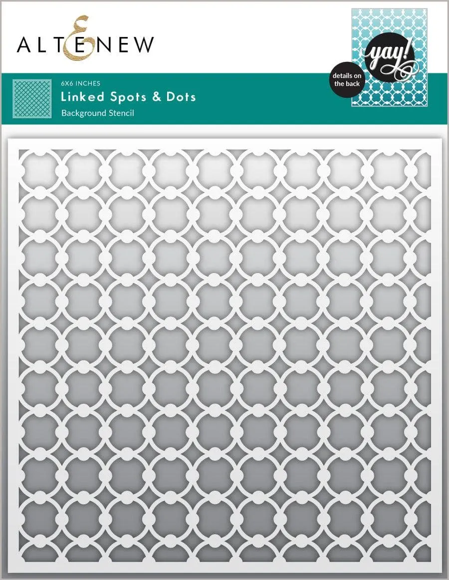 altenew-linked-spots-dots-schablone-hintergrund-6x6-zoll image 1