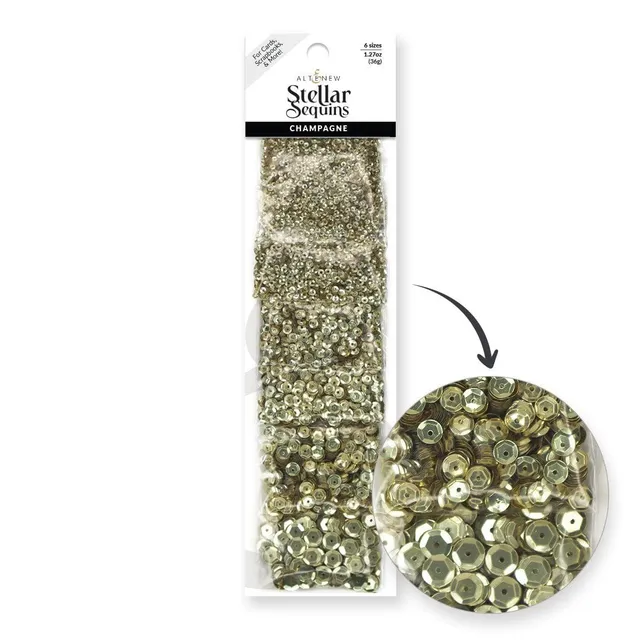 altenew-stellar-sequins-pailletten-champagne-36g image 1