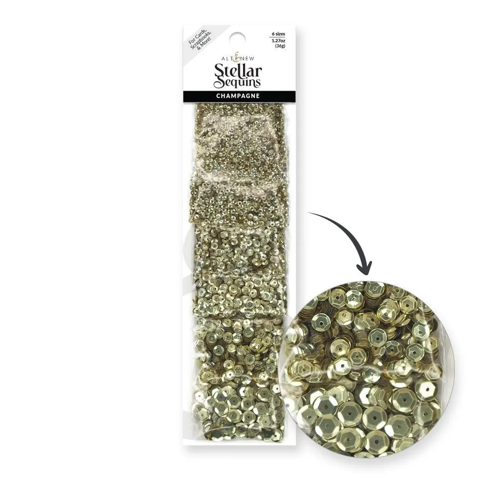 altenew-stellar-sequins-pailletten-champagne-36g image 1
