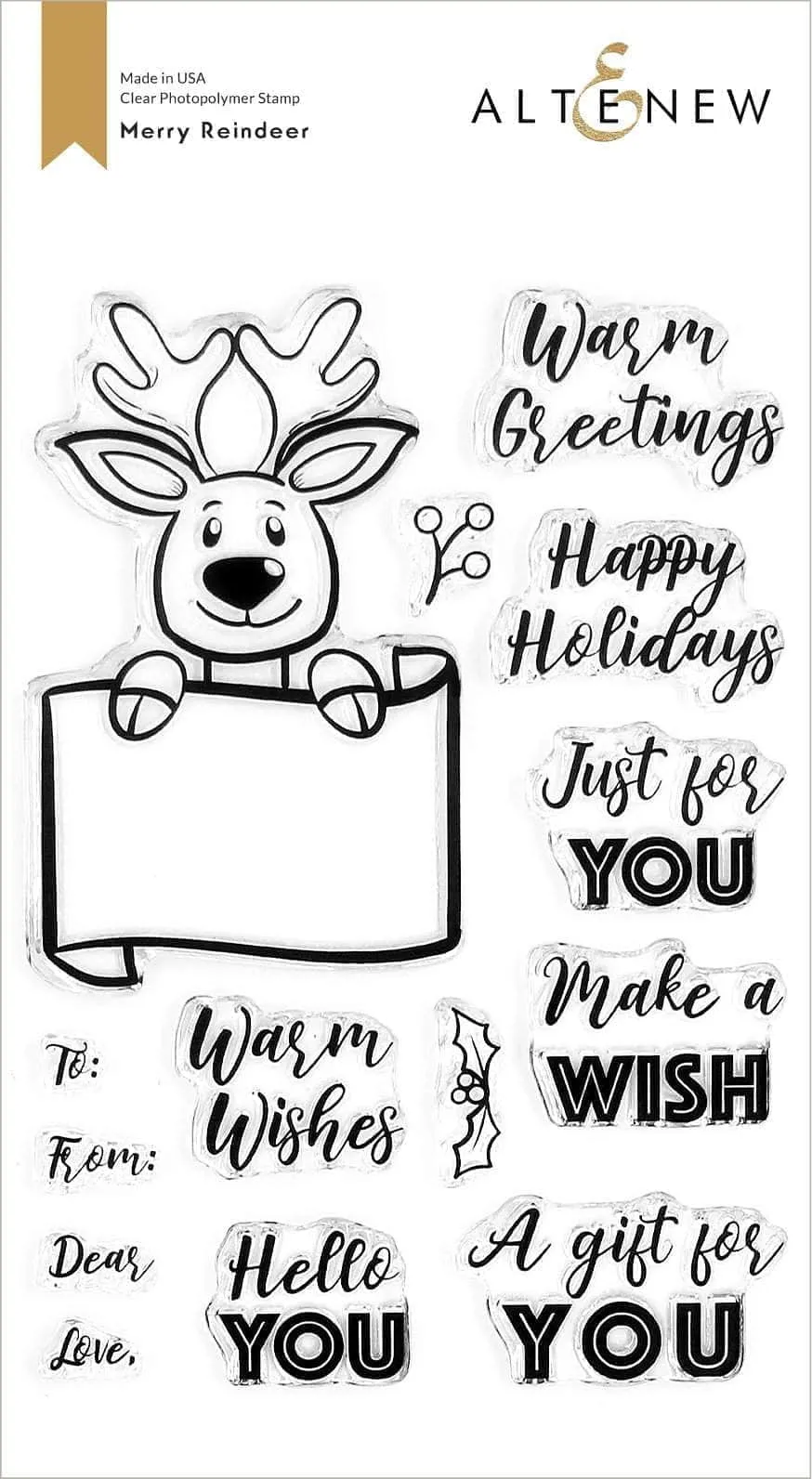 altenew-merry-reindeer-stamp-set-stempelset-4x6-weihnachten image 1
