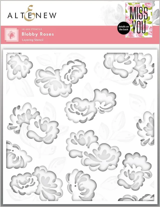 altenew-stencils-blobby-roses-stencil-set-4-in-1-rosen image 1
