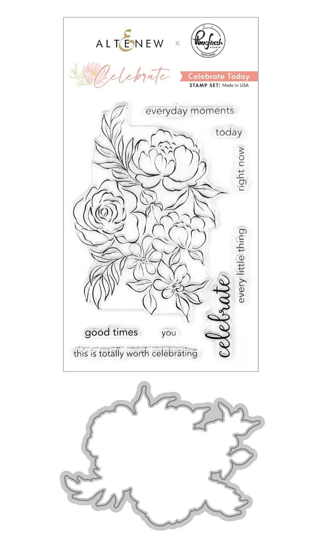 altenew-stamps-celebrate-today-stempel-stanzen-bundle-blumen image 1