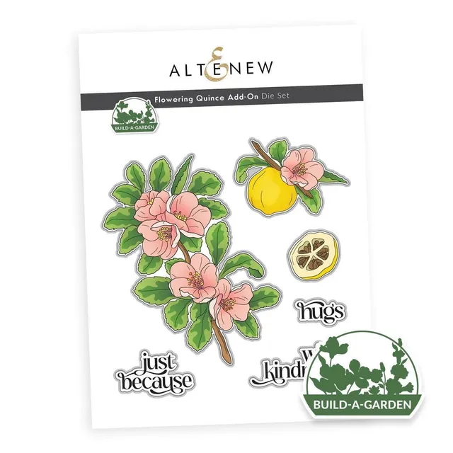 altenew-flowering-quince-stanzschablone-build-a-garden image 1