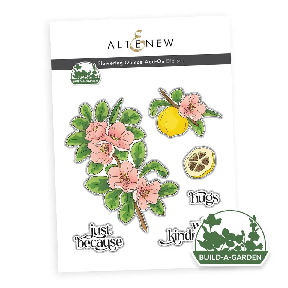 altenew-flowering-quince-stanzschablone-build-a-garden image 1