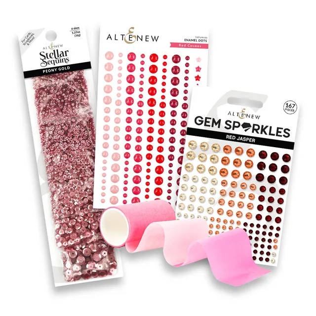 altenew-mix-match-embellishments-deko-set-rot-4-teilig image 1
