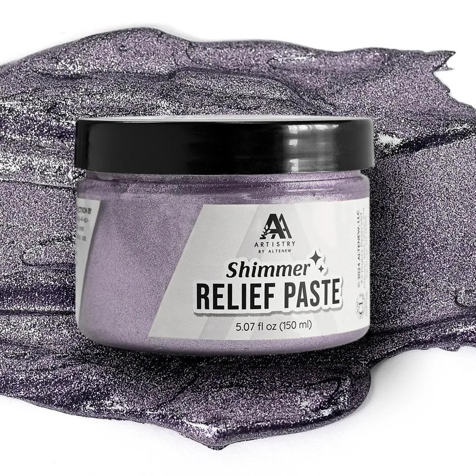 altenew-shimmer-relief-paste-amethyst-strukturpaste-150ml image 1