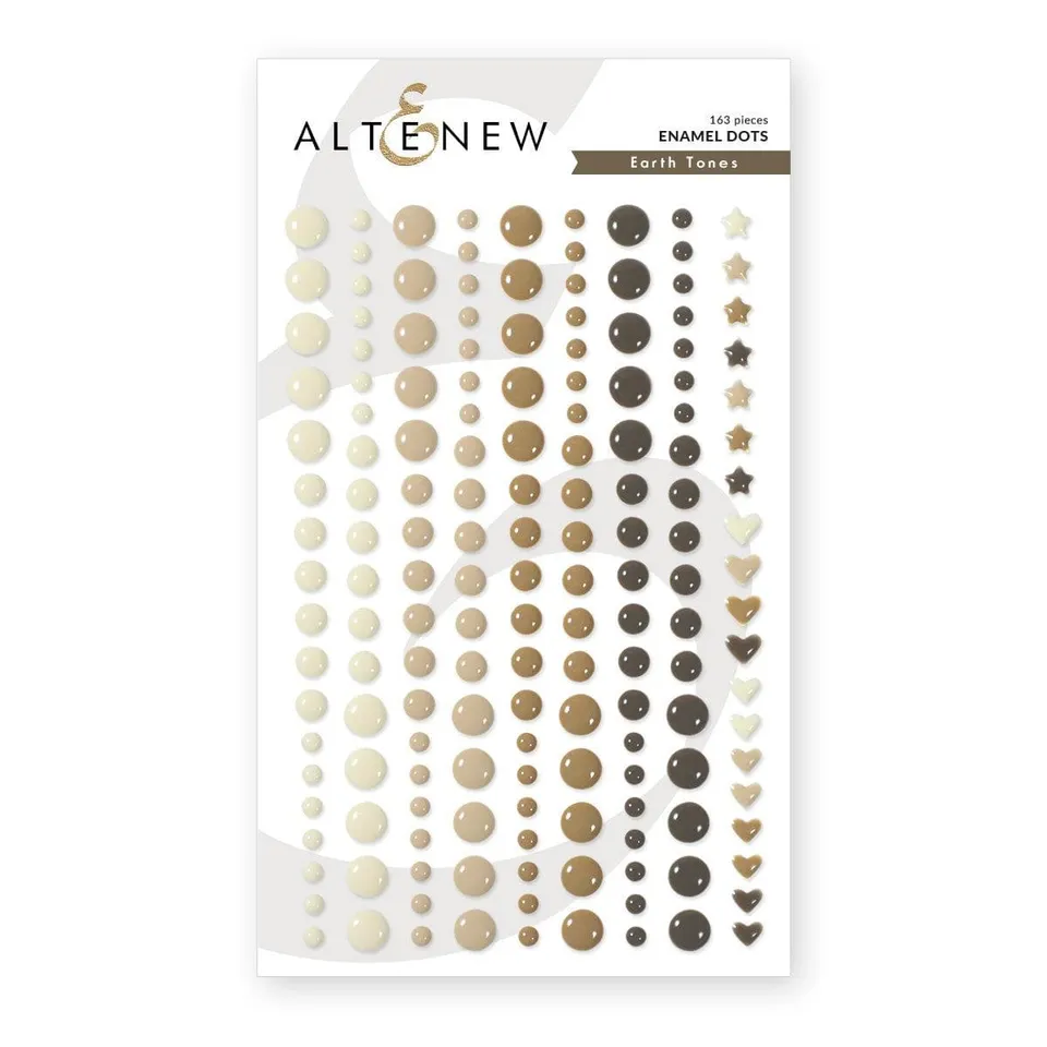altenew-earth-tones-enamel-dots-sticker-163-stk-herz-stern image 1