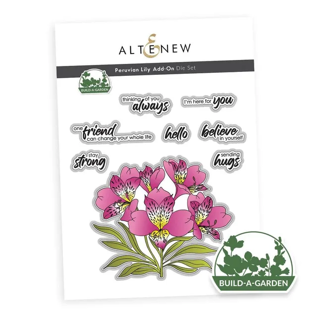 altenew-build-a-garden-peruvian-lily-stanzen-blumen-8-tlg image 1